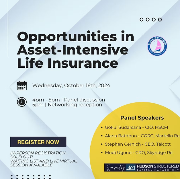 Opportunities in Asset Intensive Life Insurance — Actuaries of Bermuda Event